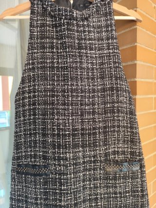 Vestido tweed