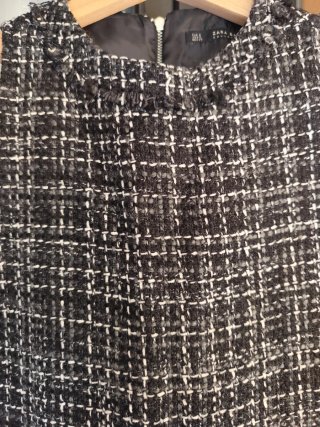 Vestido tweed