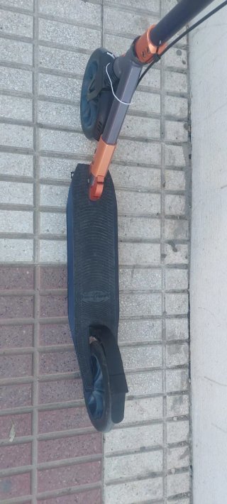 Patinete Plegable Azul y Naranja