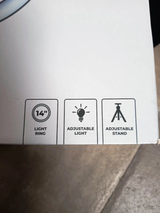 XQISIT Aro de Luz LED 14 Dimmable