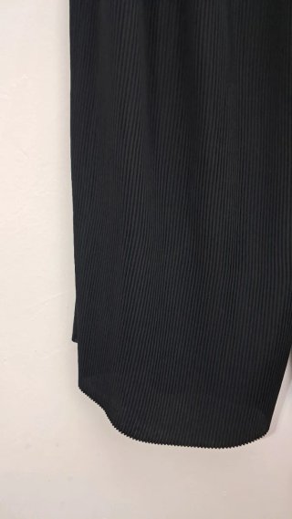 Pantalón Culotte Plisado Negro de Zara
