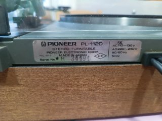 Tocadiscos Pioneer japonés