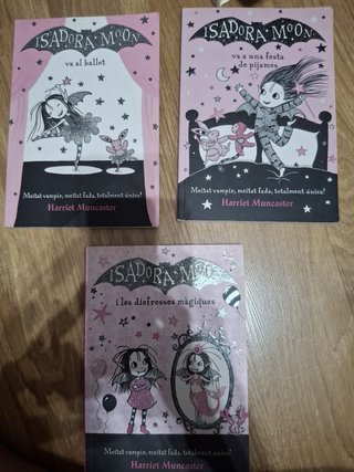 Tres llibres Isadora Moon en català