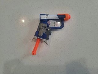 Pistola Nerf Elite Jolt Azul y Naranja