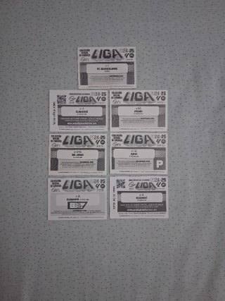 7 Cromos F.C. Barcelona LaLiga 2024/2025