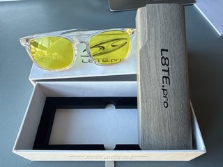 Gafas L8TE Pro Focus Amarillas Nuevas