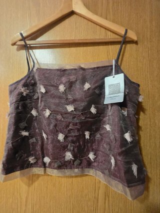 Top tirantes con flores