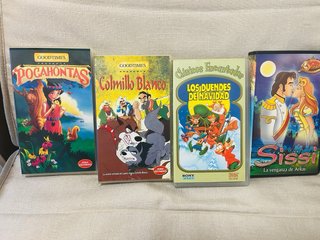 Pack 11 Películas VHS Animadas