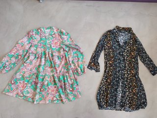 Lote 2 vestidos estampado