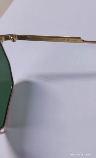 Occhiali da sole Bottega Veneta oro/verde