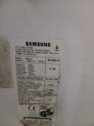 Aire Acondicionado Samsung 4500 Frigorías