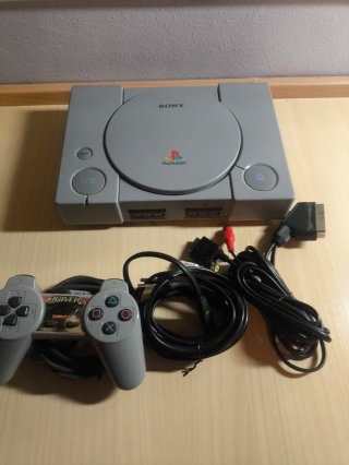 PlayStation 1 con Caja y Accesorios