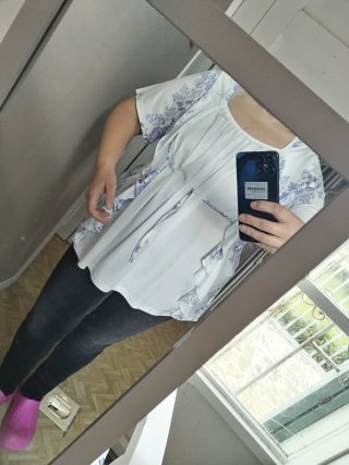 Blusa Talla 3XL Estampado Floral