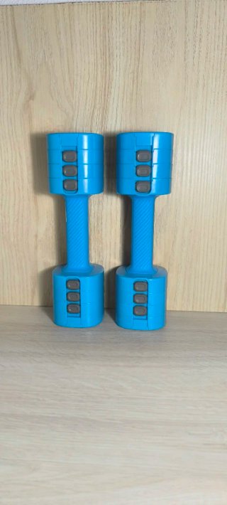 Set Mancuernas Ajustables 0.25kg Azul
