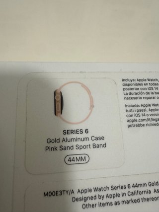 Apple Watch Series 6 Oro rosa 44mm