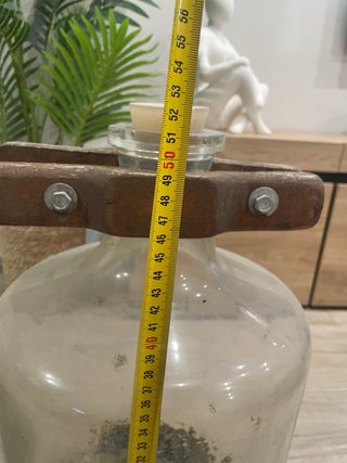 Garrafas damajuana vidrio MADERA