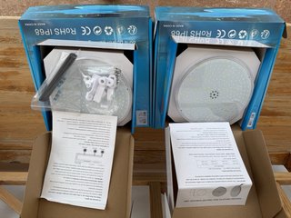 Dos Focos LED para Piscina PRIS-EU RGBW. Nuevos.
