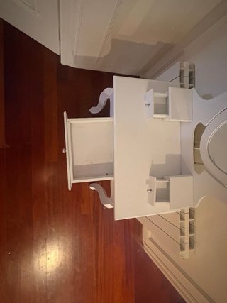 Tocador infantil clásico blanco