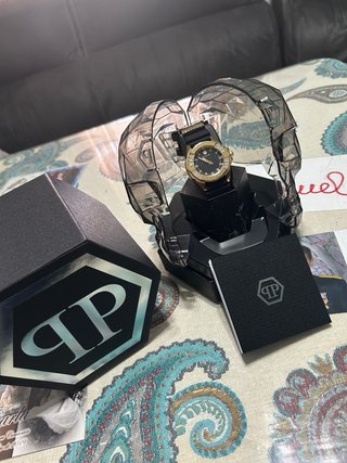 Reloj Philipp Plein Negro y Dorado