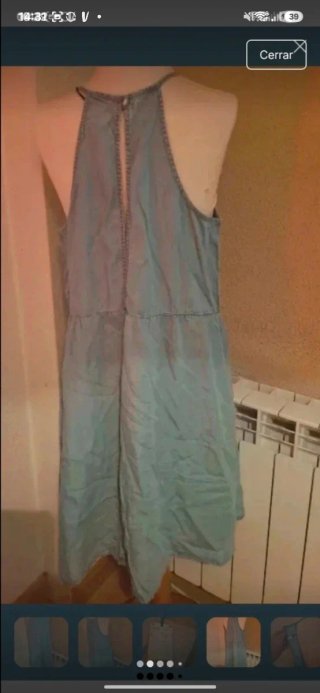 Vestido vaquero Mango L, ligero, fresco.Etiquetas.