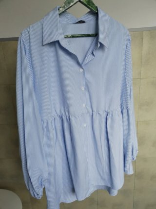 Camisa de rayas 3XL manga larga