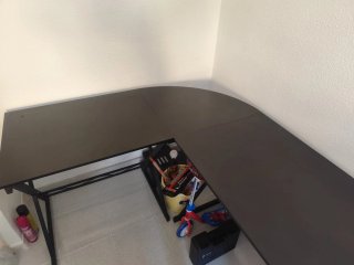 Escritorio Esquinero L Negro Amplio Resistente