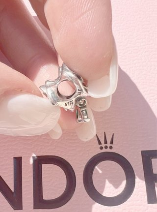 Charm Pandora Flor Rosa con Circonitas