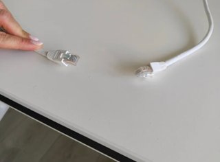 Cable Ethernet blanco 5 m