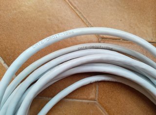 Cable Ethernet blanco 5 m
