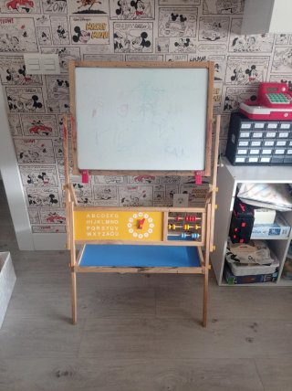 Pizarra Montessori de madera