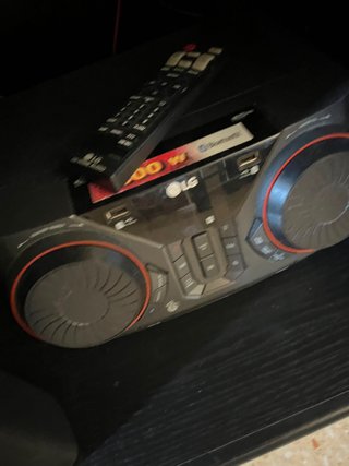 Minicadena LG Altavoces Negro