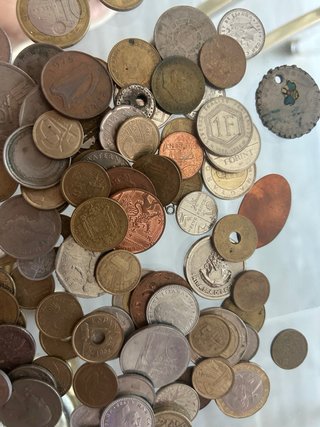 Lote de Monedas Antiguas y Modernas 170 todas 30€