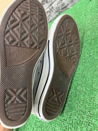 Converse Argento Glitter Tg 39