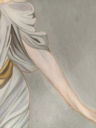 Dipinto olio su cartoncino 70x50 Boldini