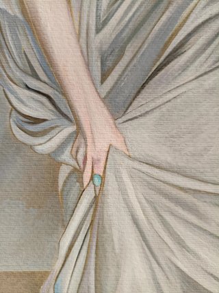 Dipinto olio su cartoncino 70x50 Boldini