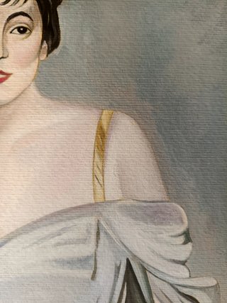 Dipinto olio su cartoncino 70x50 Boldini