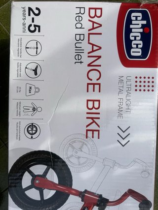 Bicicleta de equilibrio Chicco Red Bullet