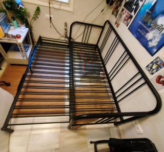 Diván FYRESDAL IKEA negro 80x200 cm