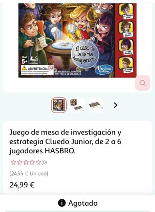 Cluedo Junior - Mi Primer Cluedo juego mesa Hasbro