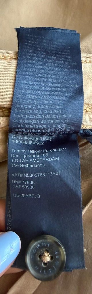Bermuda chino Tommy Hilfiger beige talla 38 hombre