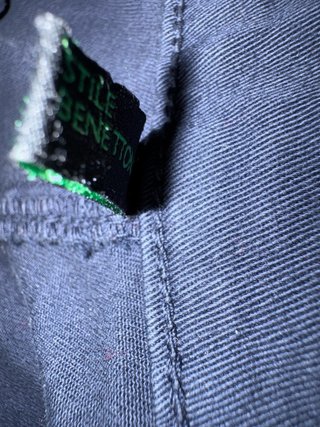 Pantalón Benetton Talla 42 Azul