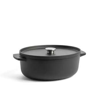 Olla KitchenAid Hierro Fundido 5.6L Negra