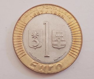 1 ECCO EURO Moneta tipo Token  1997-1998 Fdc