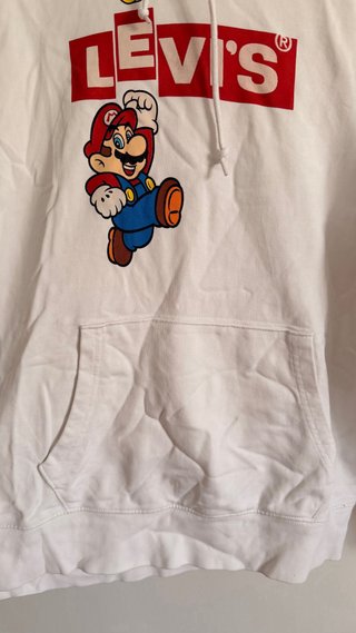 Sudadera Levi's Blanca Mario Bros