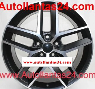 Juego 4 llantas seat leon cupra black 17 r910706