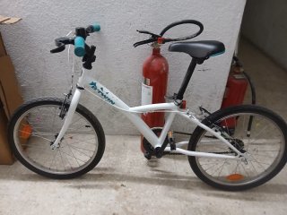 Bicicleta Btwin Blanca 20"