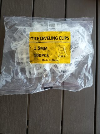 Bases Nivelación Azulejos 1.5mm - 100uds x 6 pack