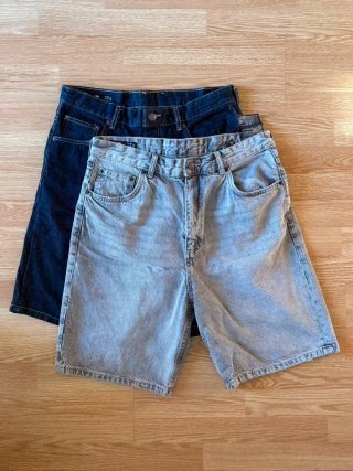 Pantalones cortos STWD azul y gris