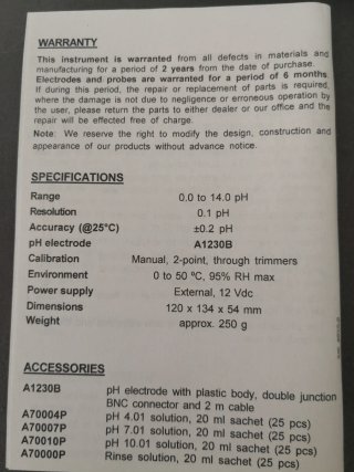 Medidor EC Adwa EC Monitoring System