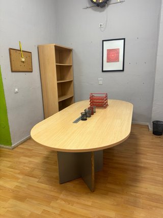 Mobiliario de academia madera y metal